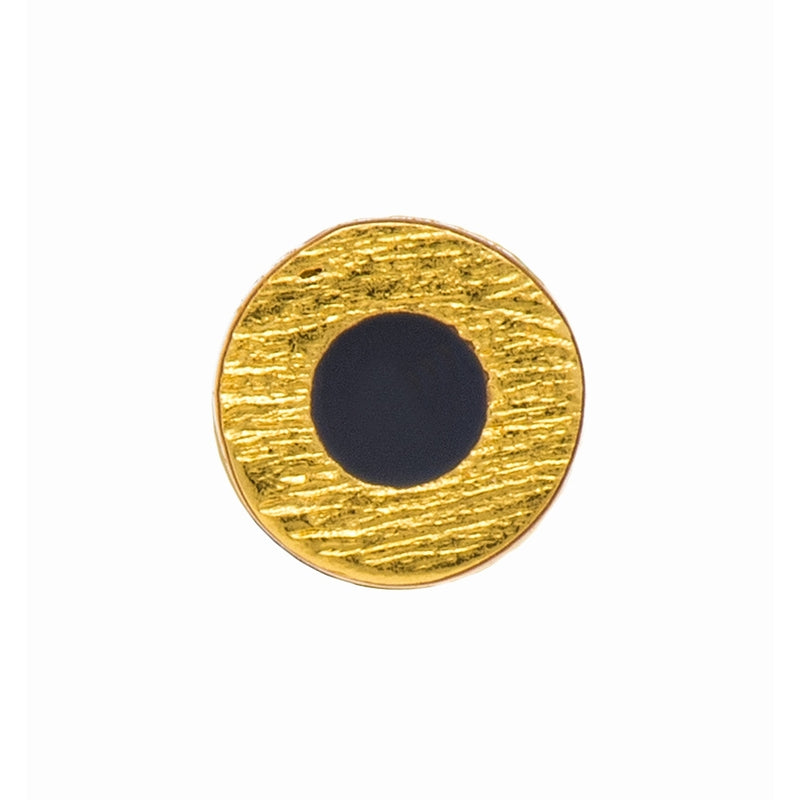 LULU Copenhagen Circle 1 pcs - gold plated Ear stud, 1 pcs Inkwell