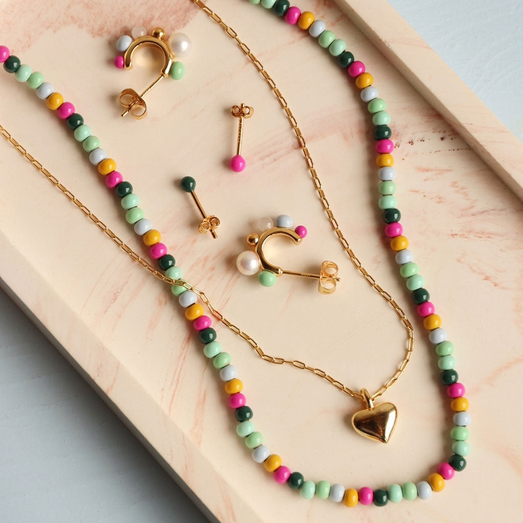 LULU Copenhagen-Classic Heart Necklace-{StyleType}-{StyleColorName