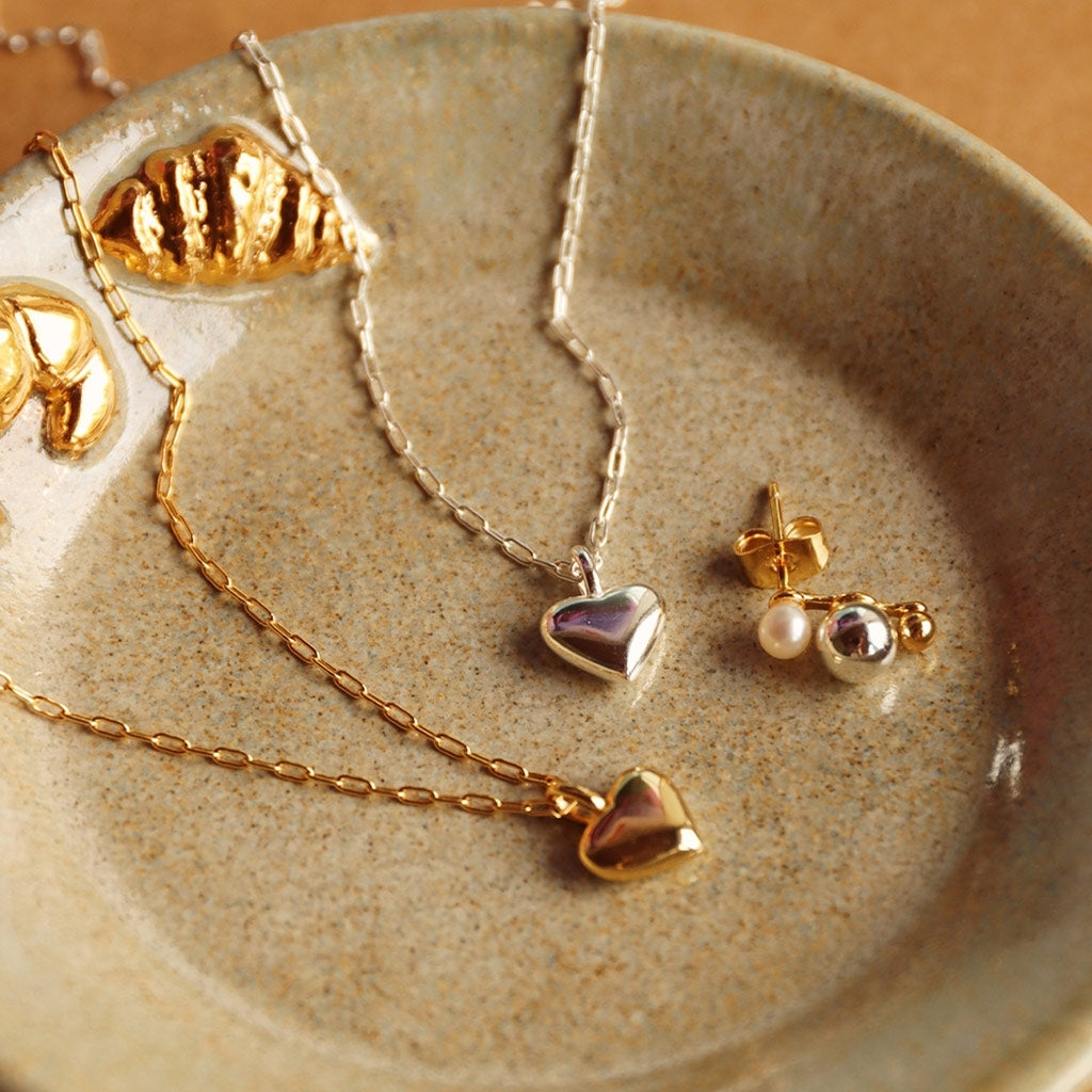 LULU Copenhagen Classic Heart Necklace Necklaces Silver