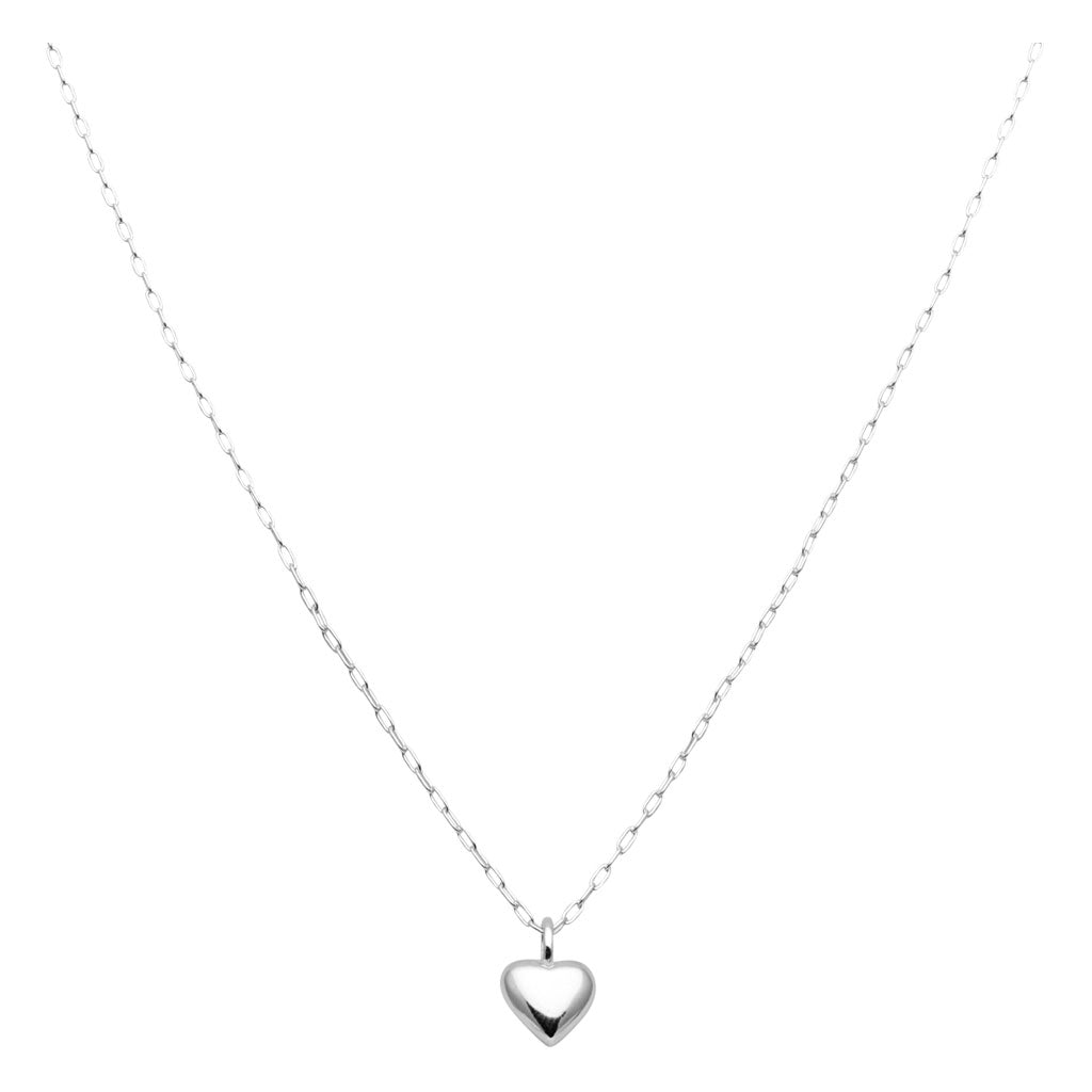 LULU Copenhagen Classic Heart Necklace Necklaces Silver