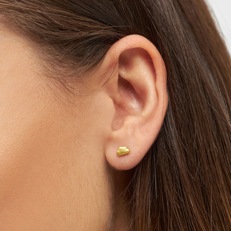 LULU Copenhagen Cloud 1 pcs Ear stud, 1 pcs Gold plated