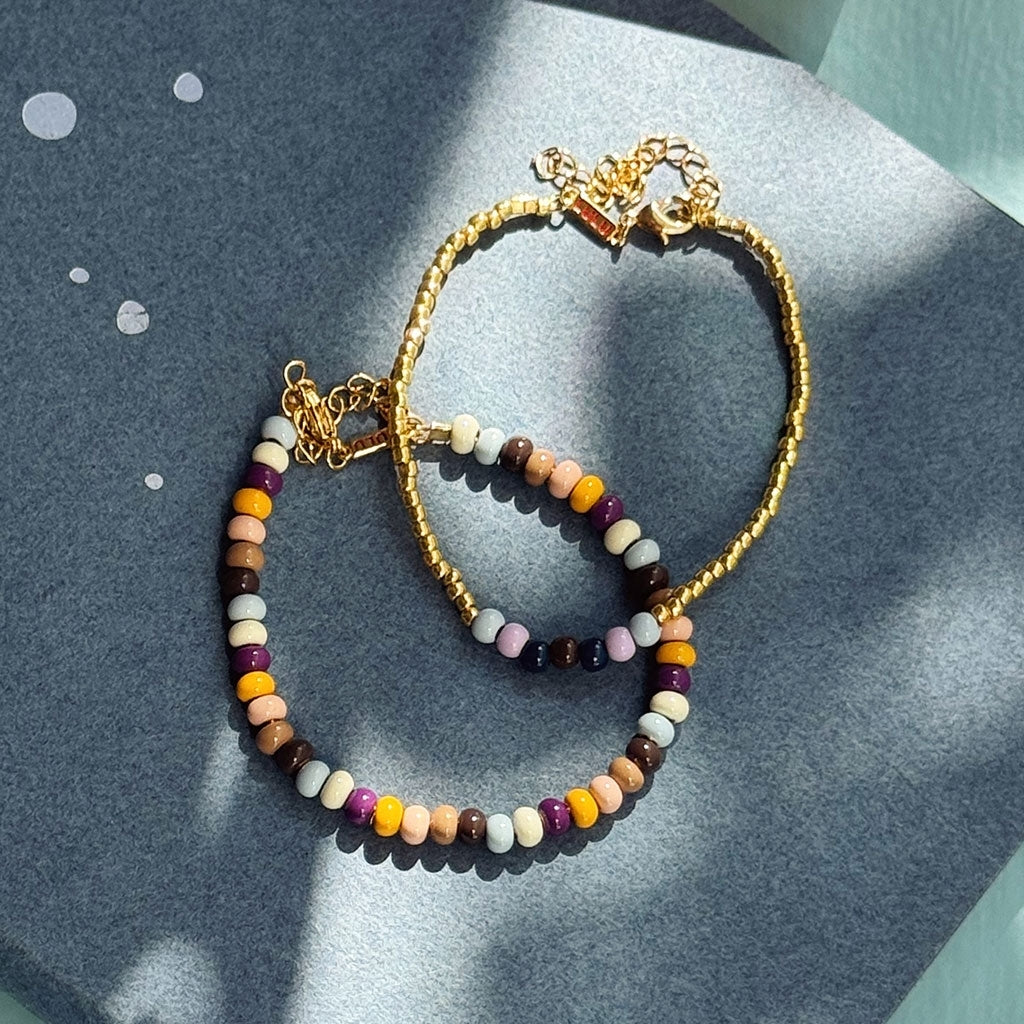 LULU Copenhagen Color Ball Bracelet Bracelets Golden Harvest