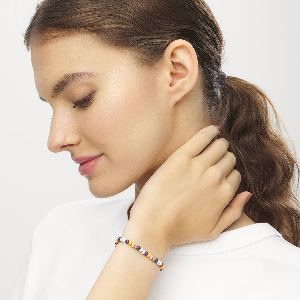 LULU Copenhagen Color Ball Bracelet - silver plated Bracelets Golden Harvest