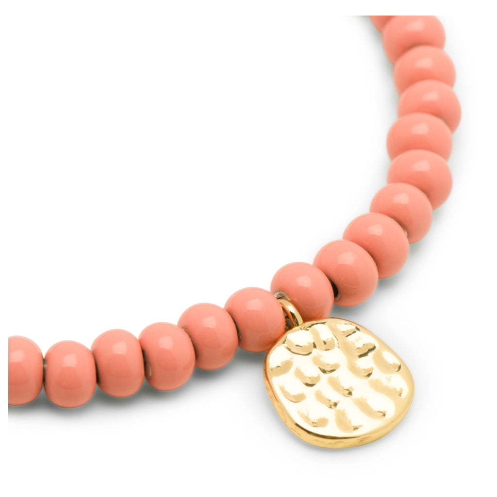 LULU Copenhagen Color Ball Bracelet Charms gold plated Bracelets Burnt Coral