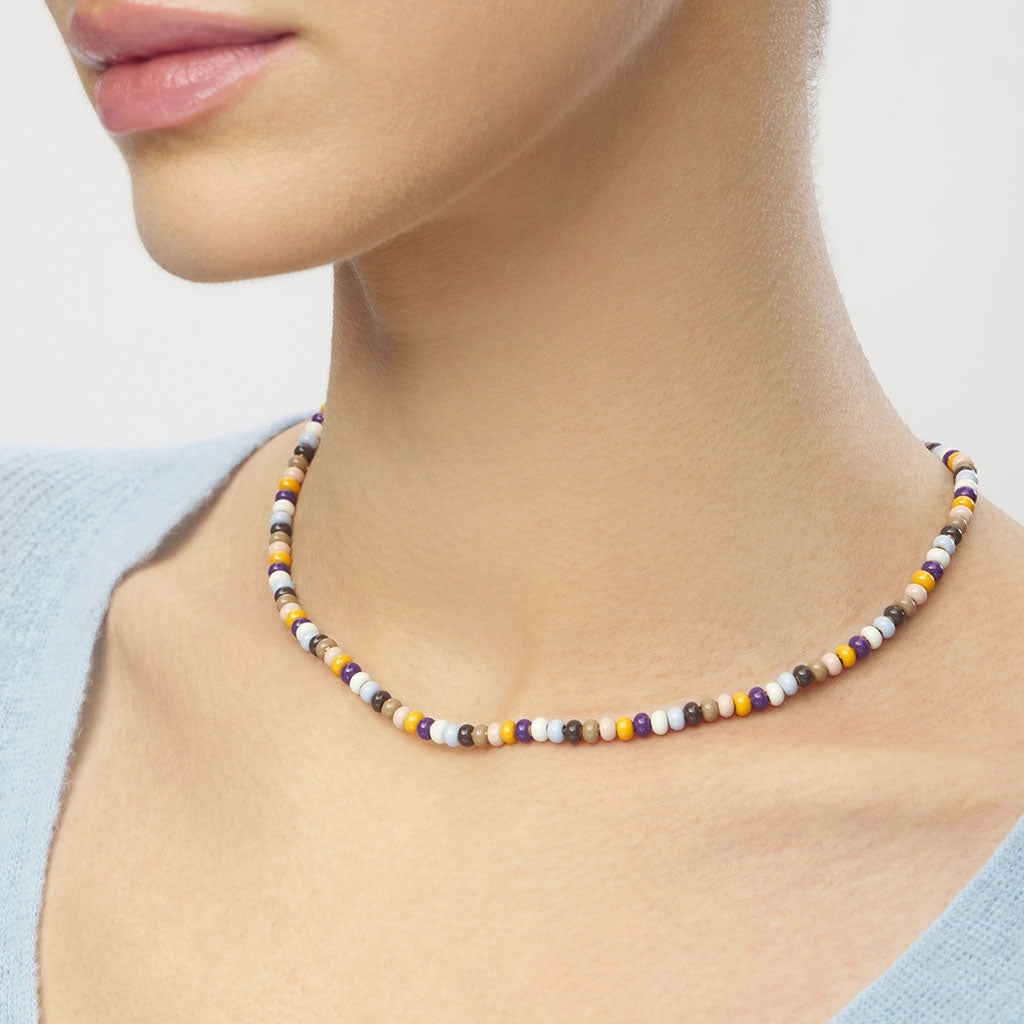 LULU Copenhagen Color Ball Necklace Necklaces Golden Harvest