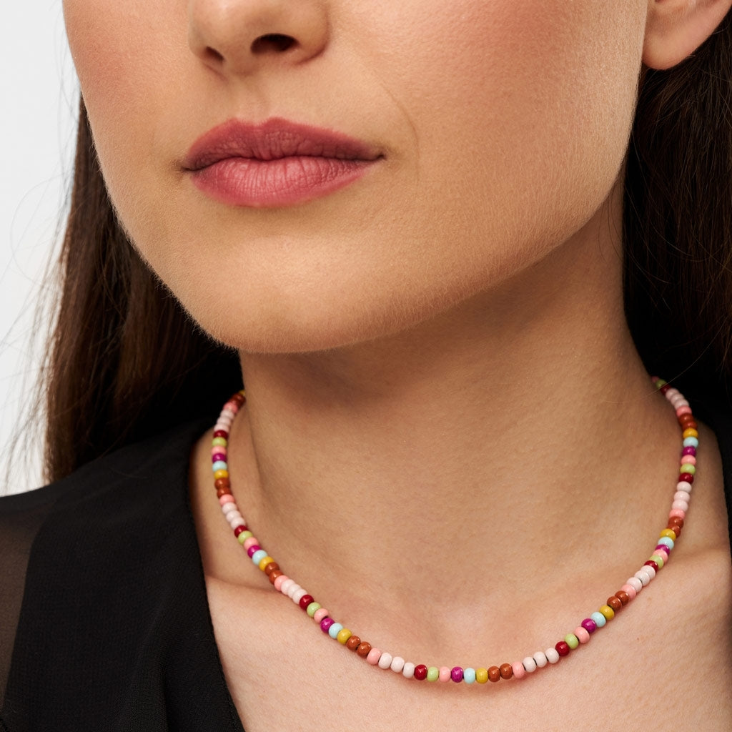LULU Copenhagen Color Ball Necklace Short Necklaces Mix