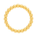 Color Ball Ring, brushed - Gold plated