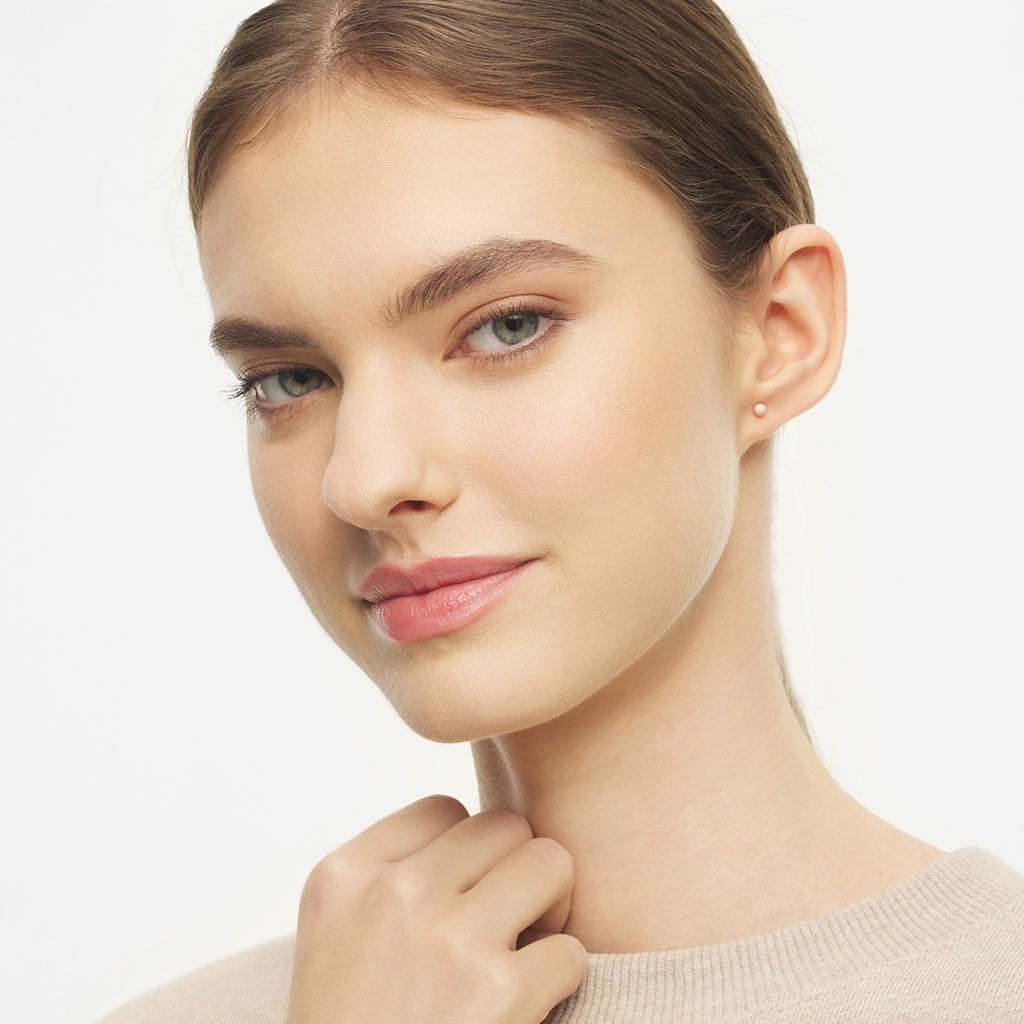 LULU Copenhagen Color Ball earring 1 pcs Ear stud, 1 pcs Dusty Peach