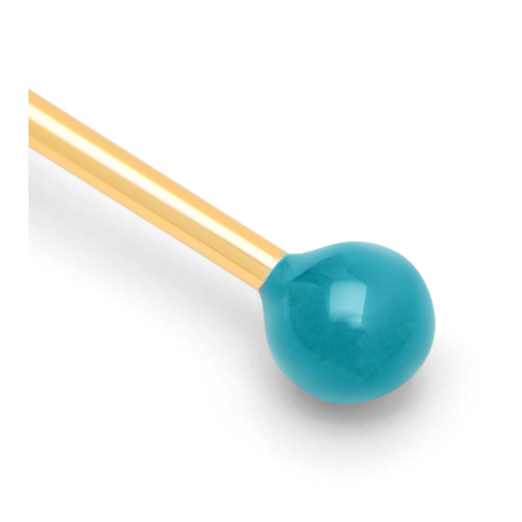 LULU Copenhagen Color Ball earring 1 pcs Ear stud, 1 pcs Retro Blue