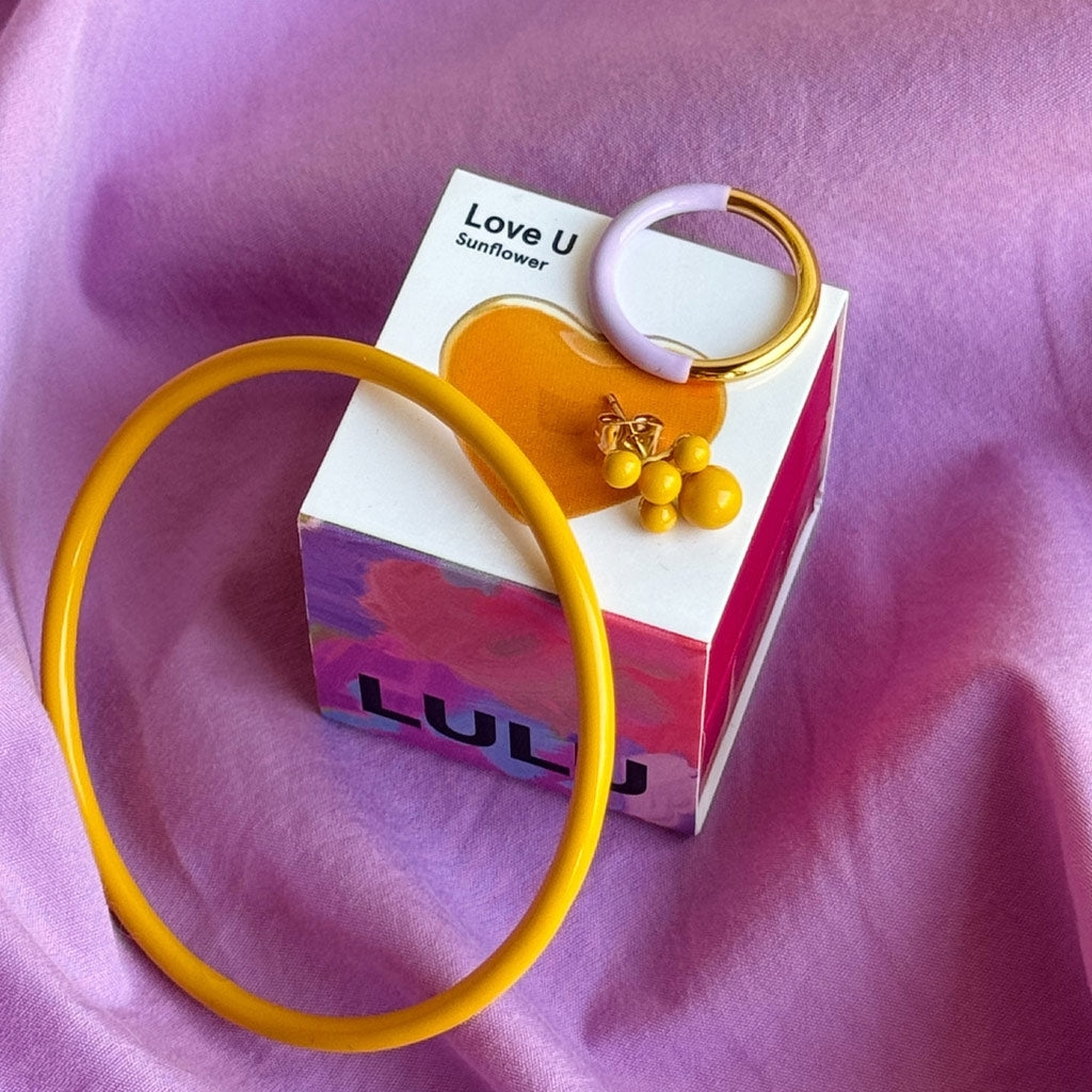 LULU Copenhagen Color Bangle Bracelets Sunflower