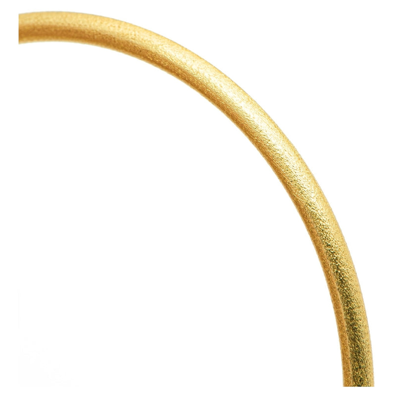 LULU Copenhagen Color Bangle Brushed Bracelets Gold plated