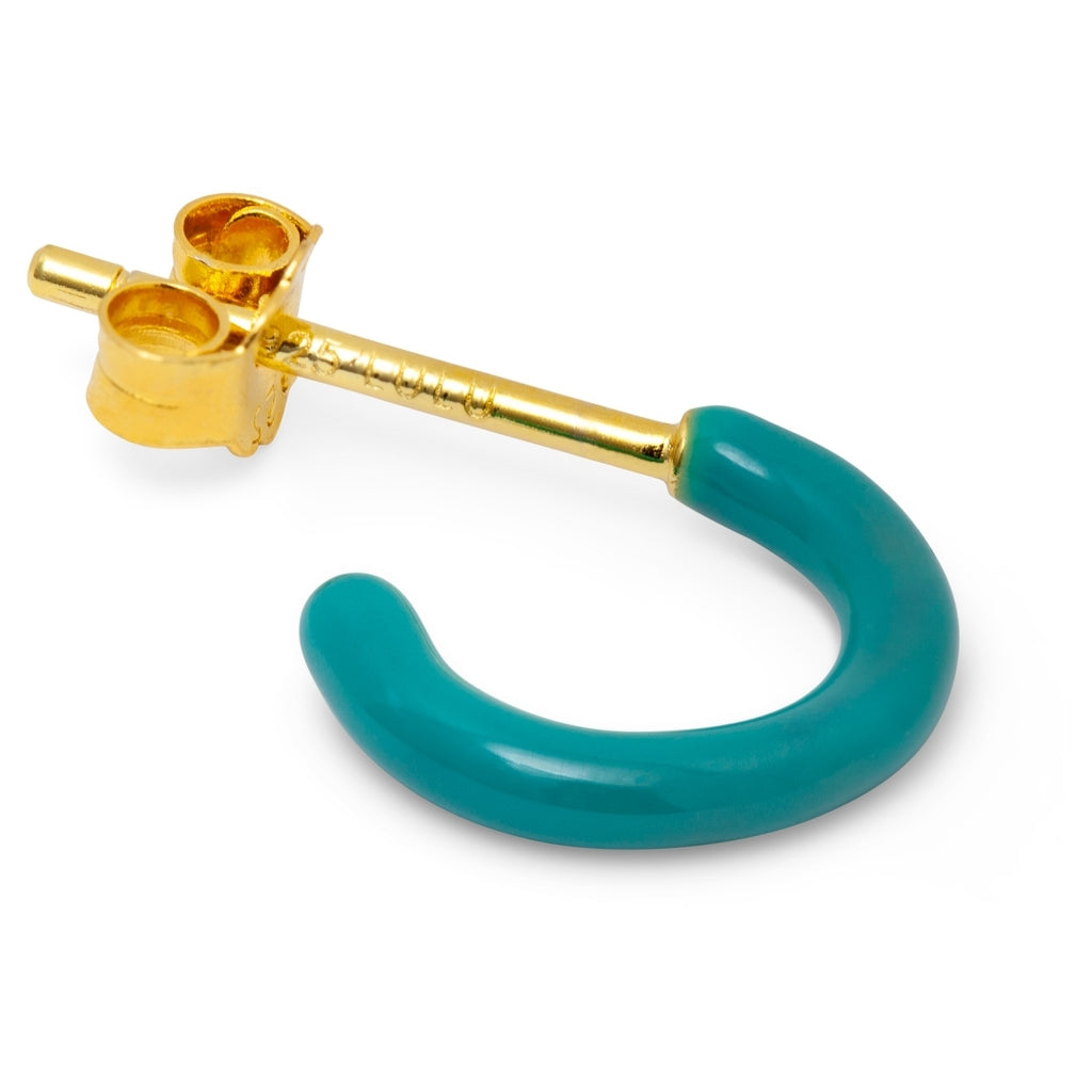 LULU Copenhagen Color Hoop 1 pcs Hoops Petrol