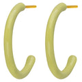 Color Hoops Medium pair - Lime