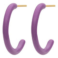 Color Hoops Medium pair - Purple Harvest
