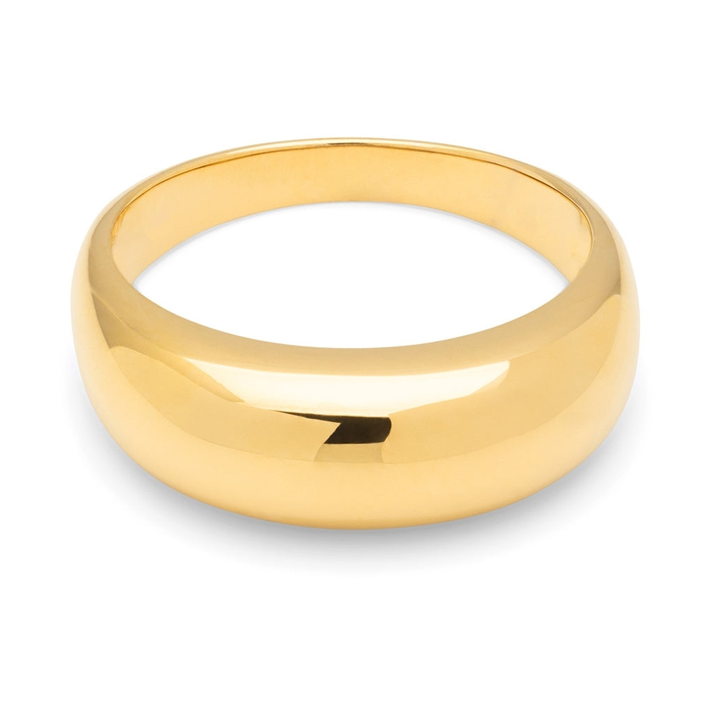 LULU Copenhagen Color Ring Chunky Rings Gold plated