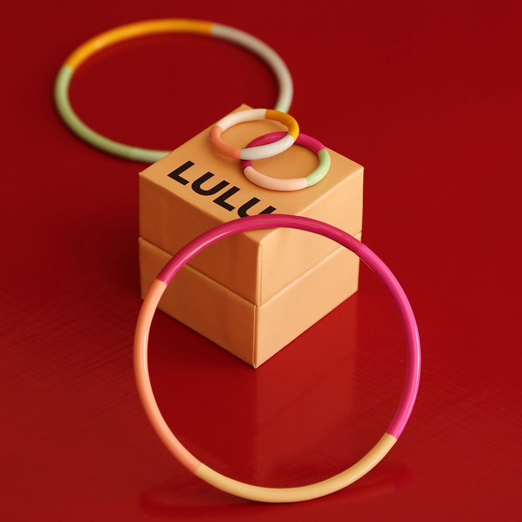LULU Copenhagen Color Ring Quatro Rings Sundown