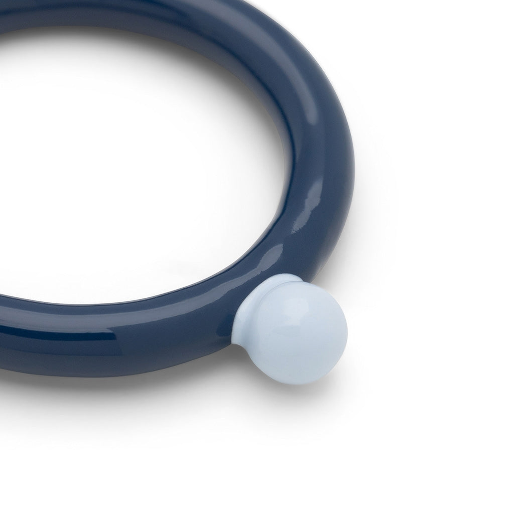 LULU Copenhagen Color Ring Top Rings Retro Dark Blue/Skyride Blue