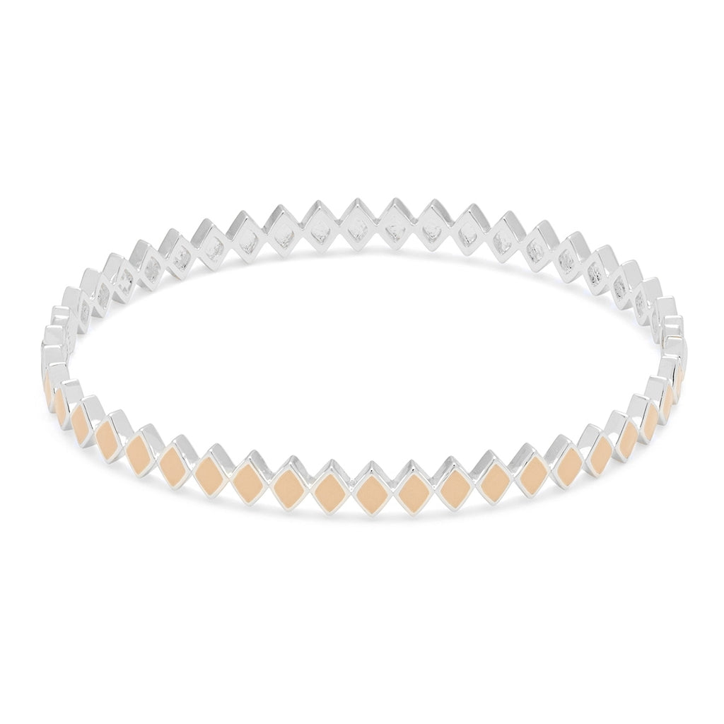 LULU Copenhagen Confetti Bangle - Silver Plated Bracelets Buttercream