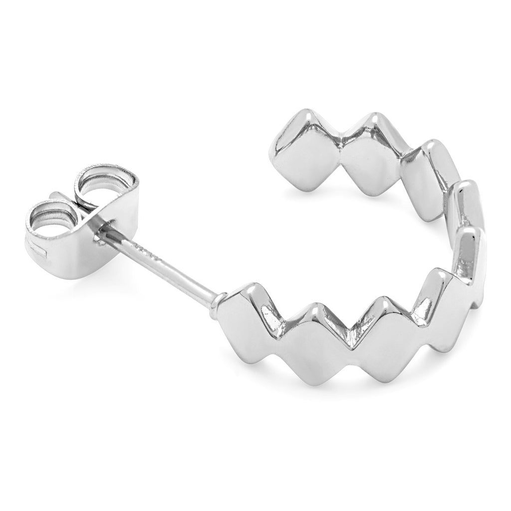 LULU Copenhagen Confetti Hoops silver plated Hoops Silver Plated
