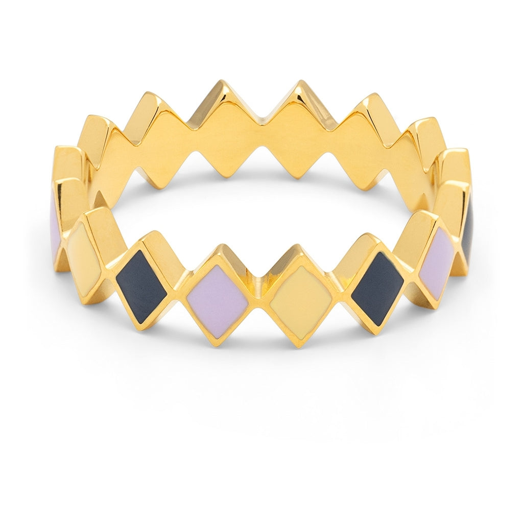 LULU Copenhagen Confetti Ring gold plated Rings Memories
