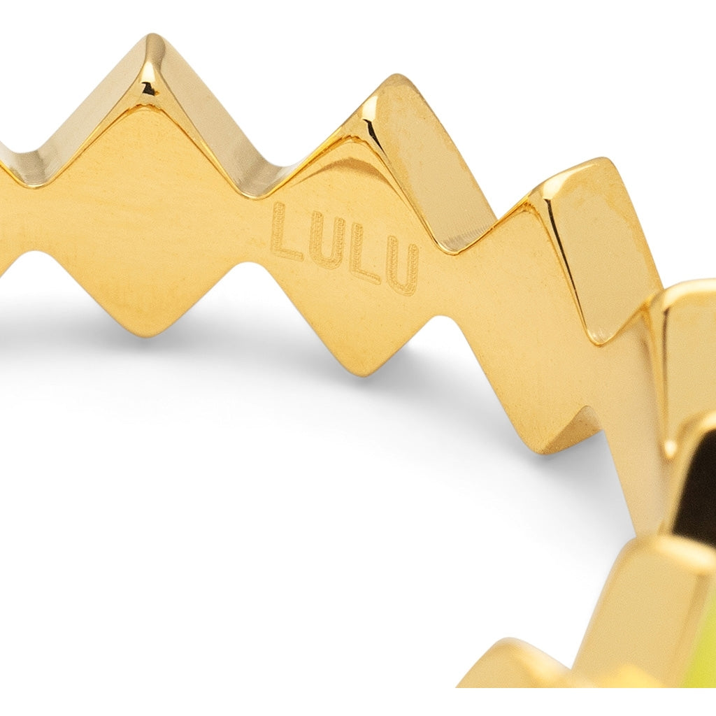 LULU Copenhagen Confetti Ring gold plated Rings Poetry