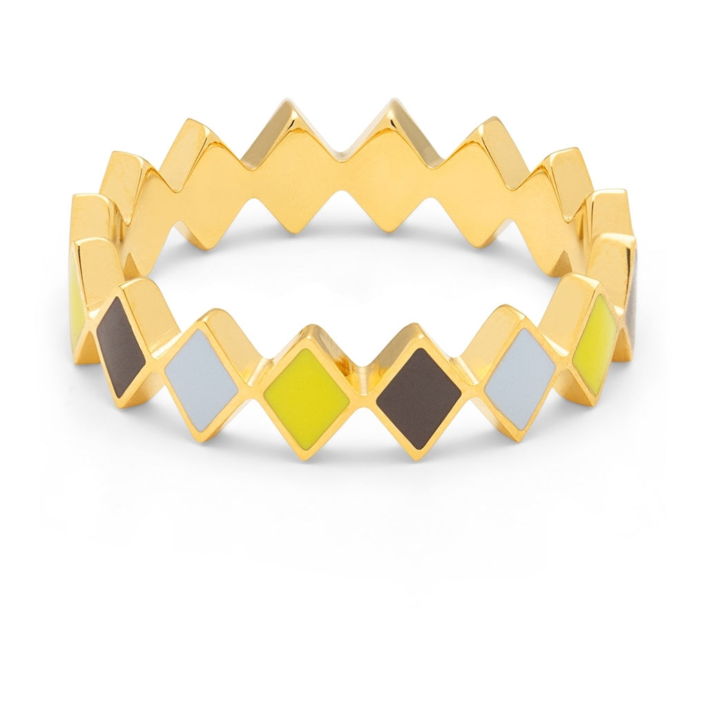 LULU Copenhagen Confetti Ring gold plated Rings Poetry