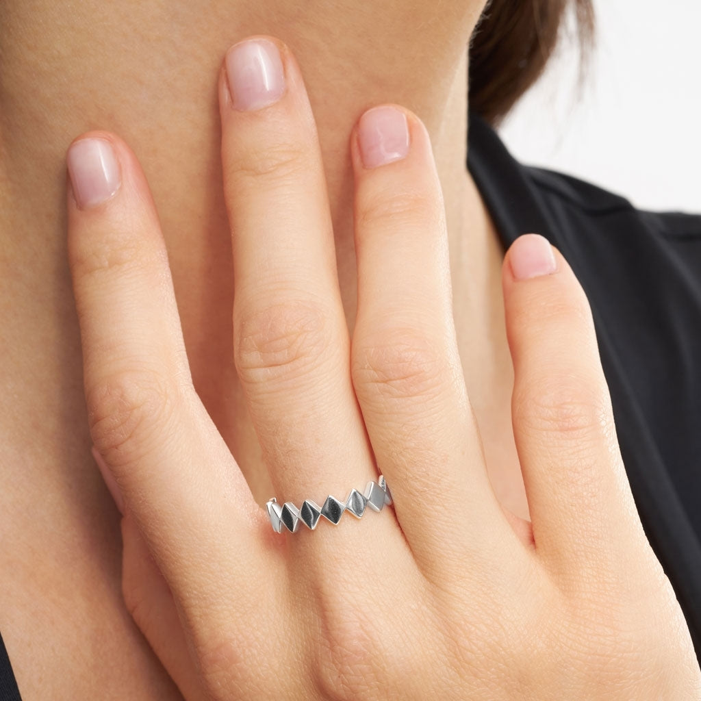 LULU Copenhagen Confetti Ring silver Rings Silver