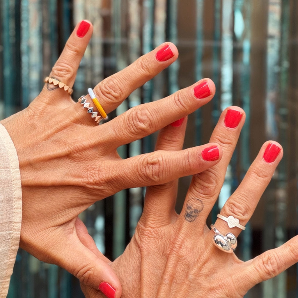 LULU Copenhagen Confetti Ring silver Rings Silver