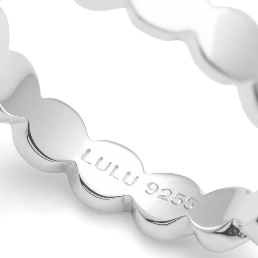 LULU Copenhagen Connected Circles Ring - Silver Rings Silver