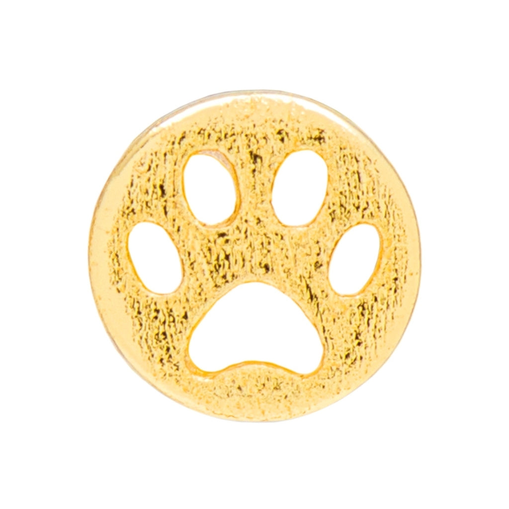 LULU Copenhagen Dog earring 1 pcs Ear stud, 1 pcs Gold plated