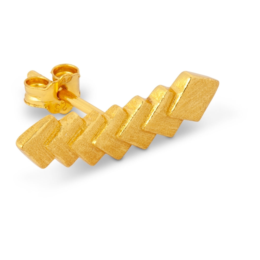LULU Copenhagen Domino 7 earring 1 pcs Ear stud, 1 pcs Gold plated
