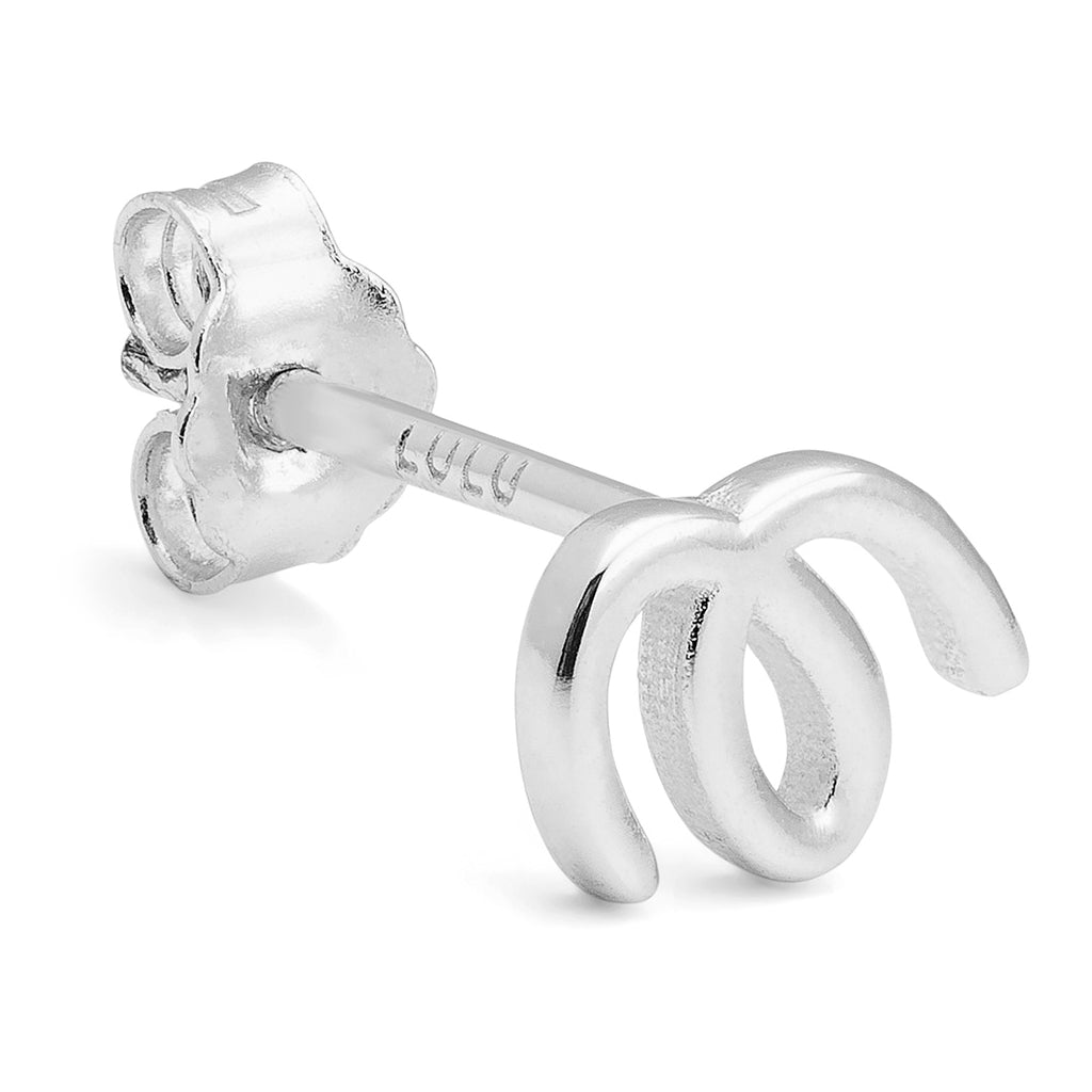 LULU Copenhagen Doodle earring 1 pcs Ear stud, 1 pcs Silver