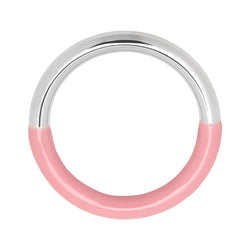 LULU Copenhagen Double Color Ring - silver Rings Silver/Light Pink