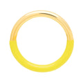 Double Color Ring gold plated - Wild Lime