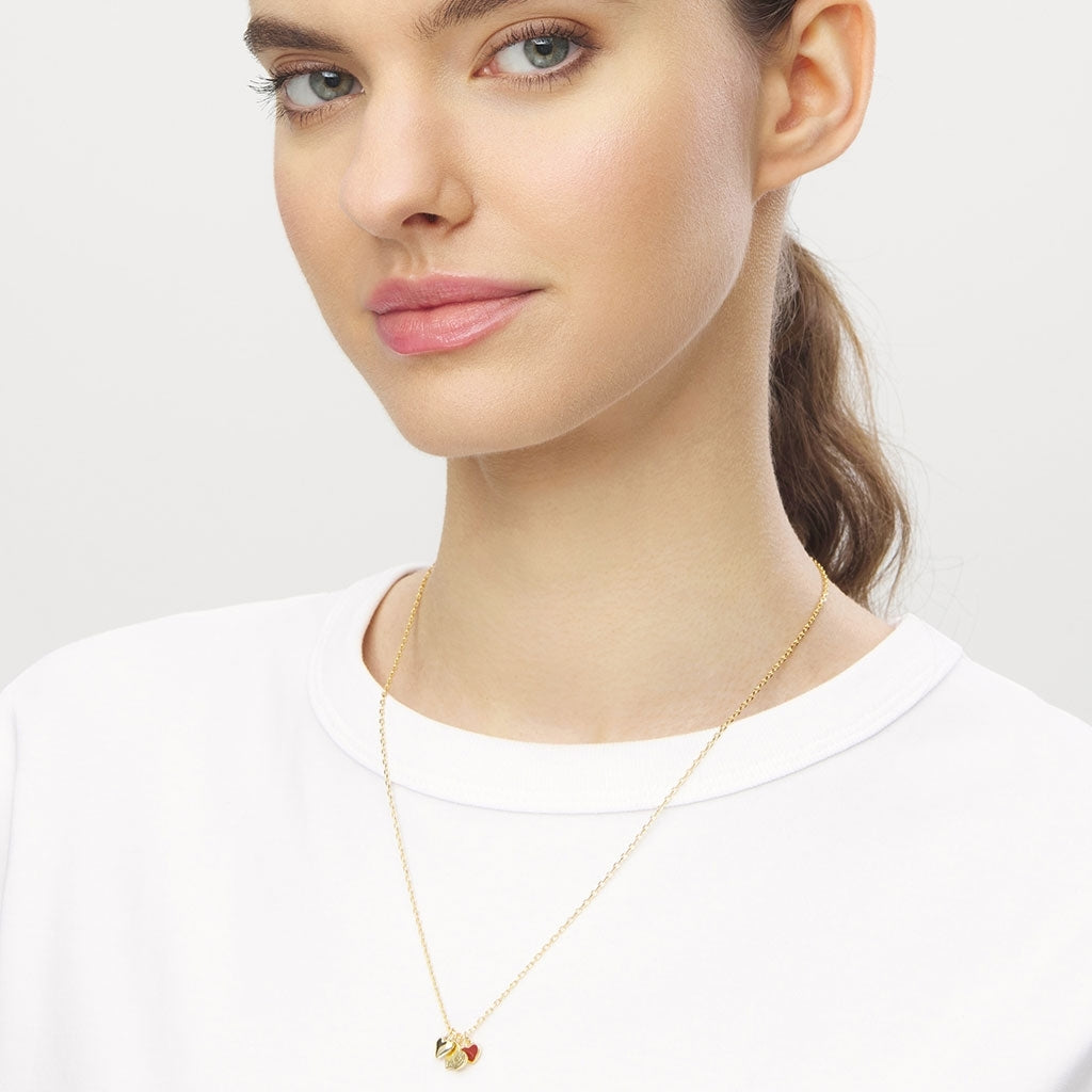 LULU Copenhagen Endless Love Necklace - silver plated Necklaces Passion Red
