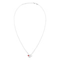 Endless Love Necklace - silver plated - Passion Red