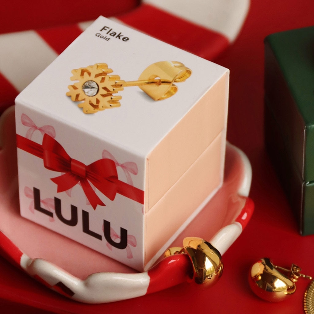 LULU Copenhagen Flake earring 1 pcs Ear stud, 1 pcs Gold plated