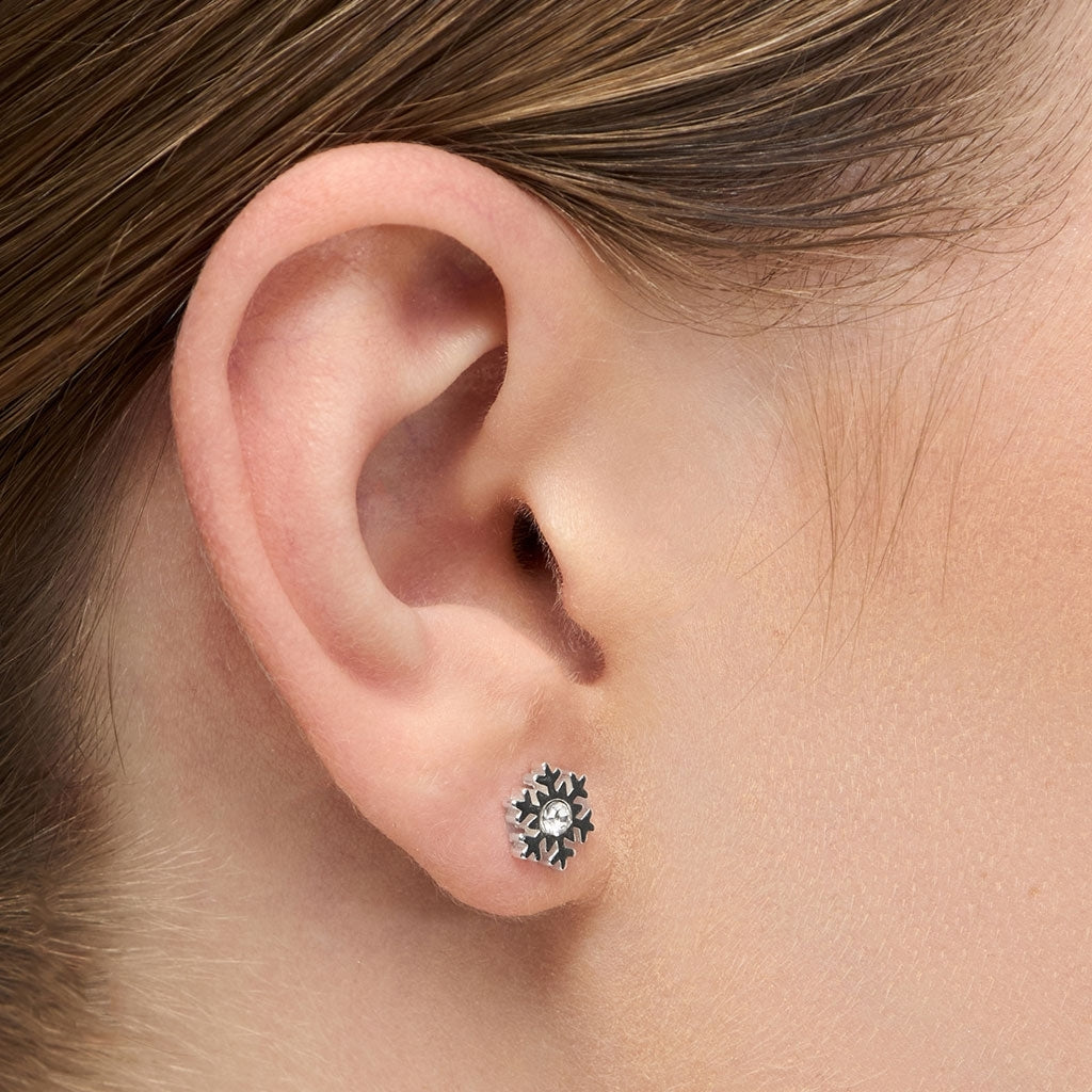 LULU Copenhagen Flake earring 1 pcs Ear stud, 1 pcs Silver Plated