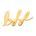 For My Bff earring 1 pcs - Gold plated
