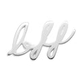 For My Bff earring 1 pcs - silver - Silver