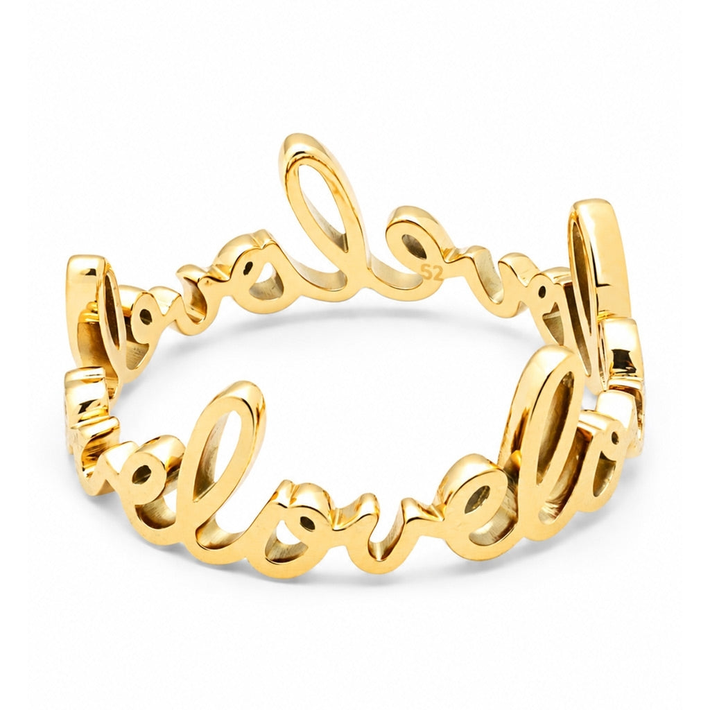 LULU Copenhagen For My Love Ring Rings Gold plated