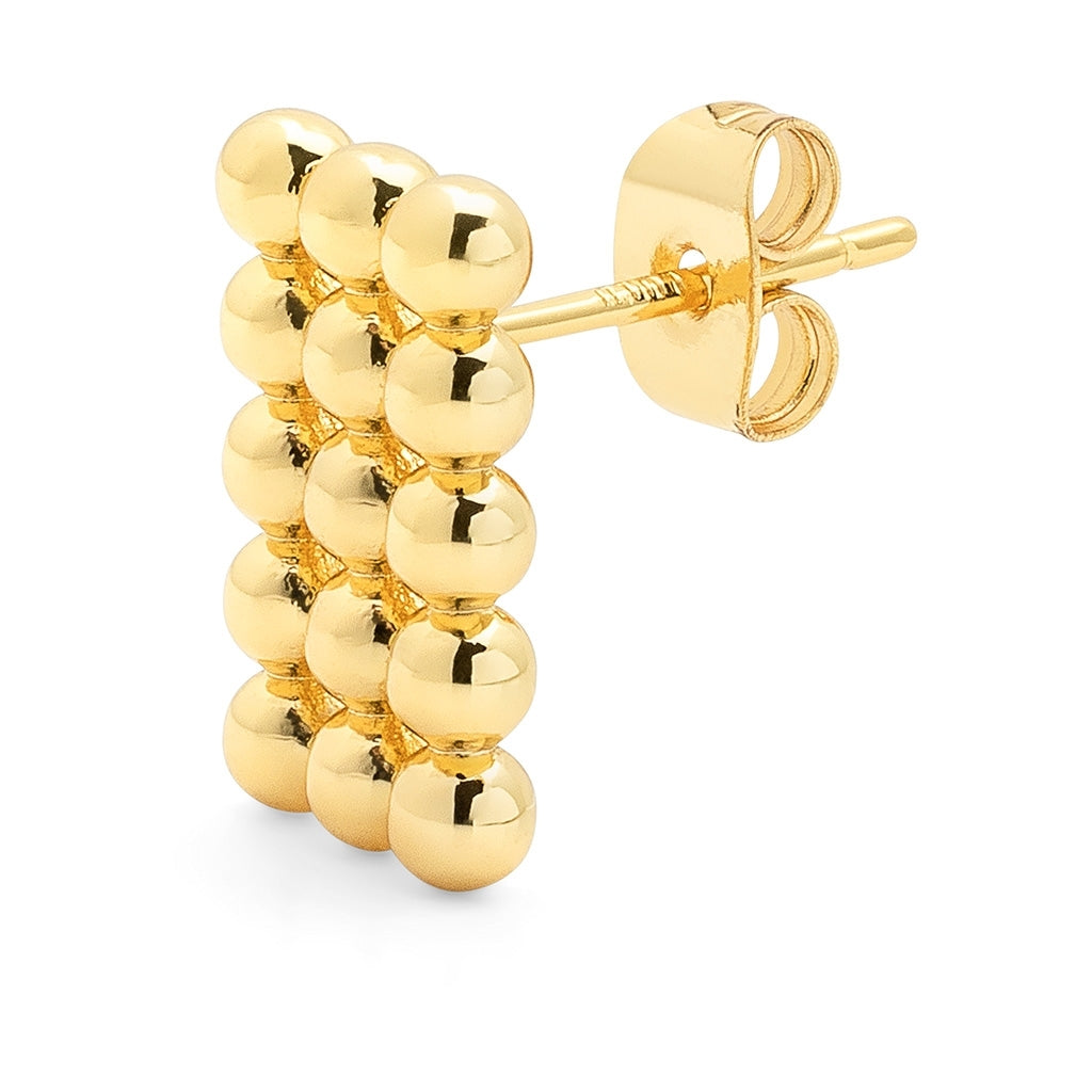 LULU Copenhagen Glamour earring 1 pcs Ear stud, 1 pcs Gold plated
