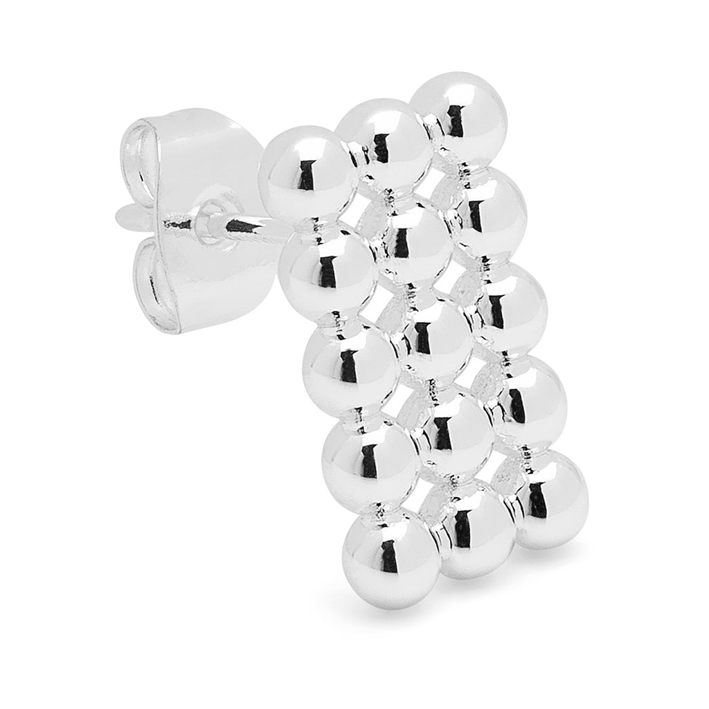 LULU Copenhagen Glamour earring 1 pcs Ear stud, 1 pcs Silver Plated