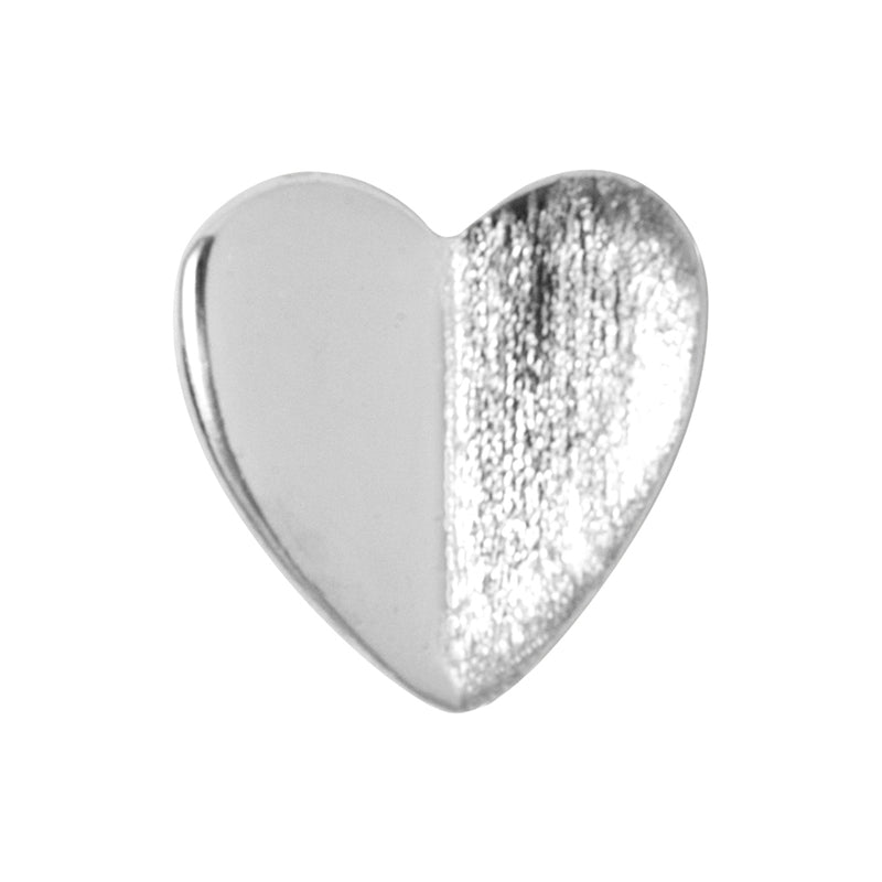 LULU Copenhagen Heart Wings 1 pcs Ear stud, 1 pcs Silver