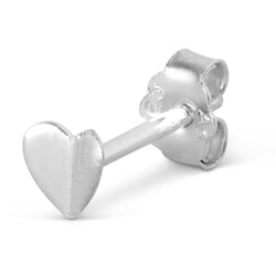 LULU Copenhagen Heart Wings 1 pcs Ear stud, 1 pcs Silver