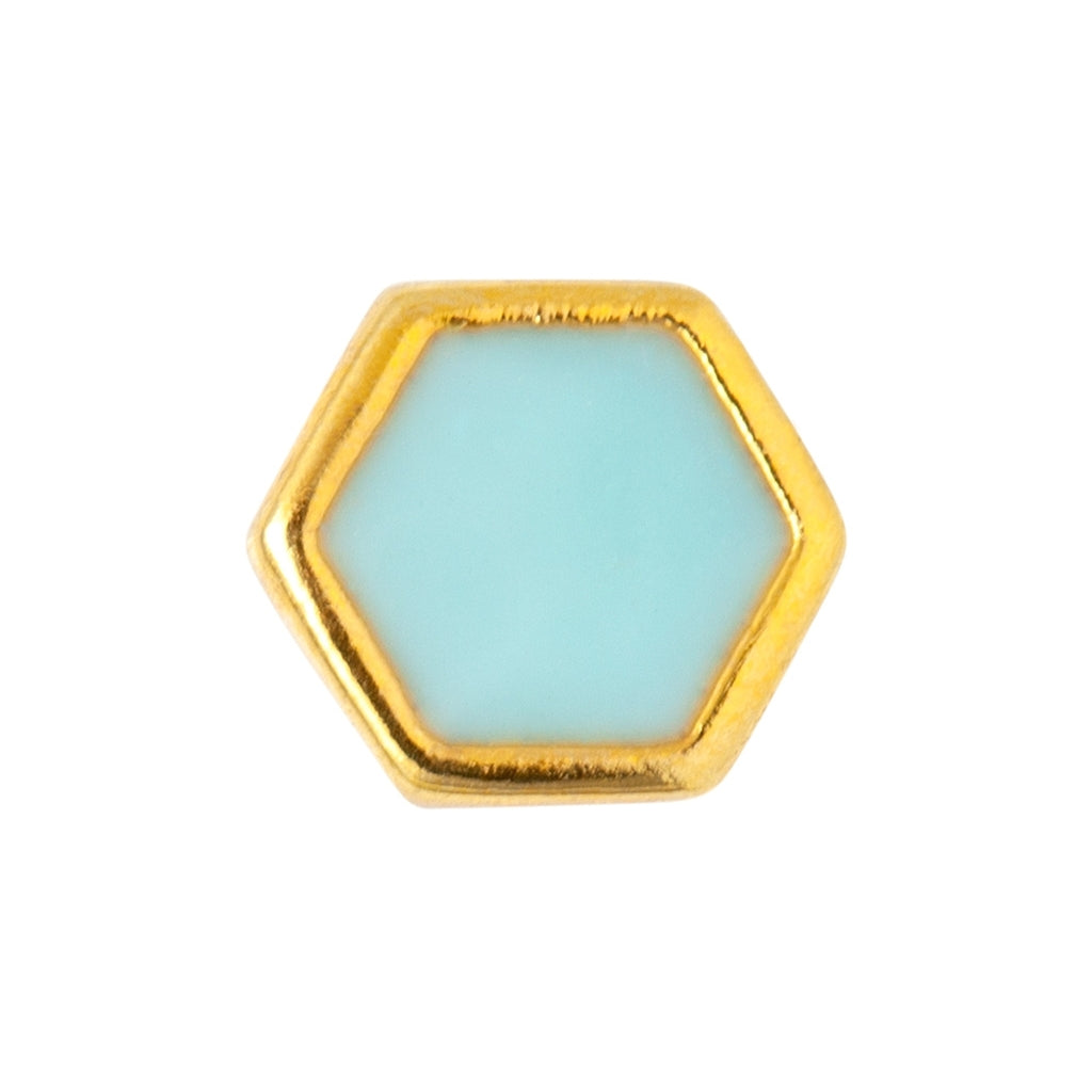 LULU Copenhagen Honey earring 1 pcs Ear stud, 1 pcs Mint