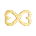Infinite Love earring 1 pcs - Gold plated