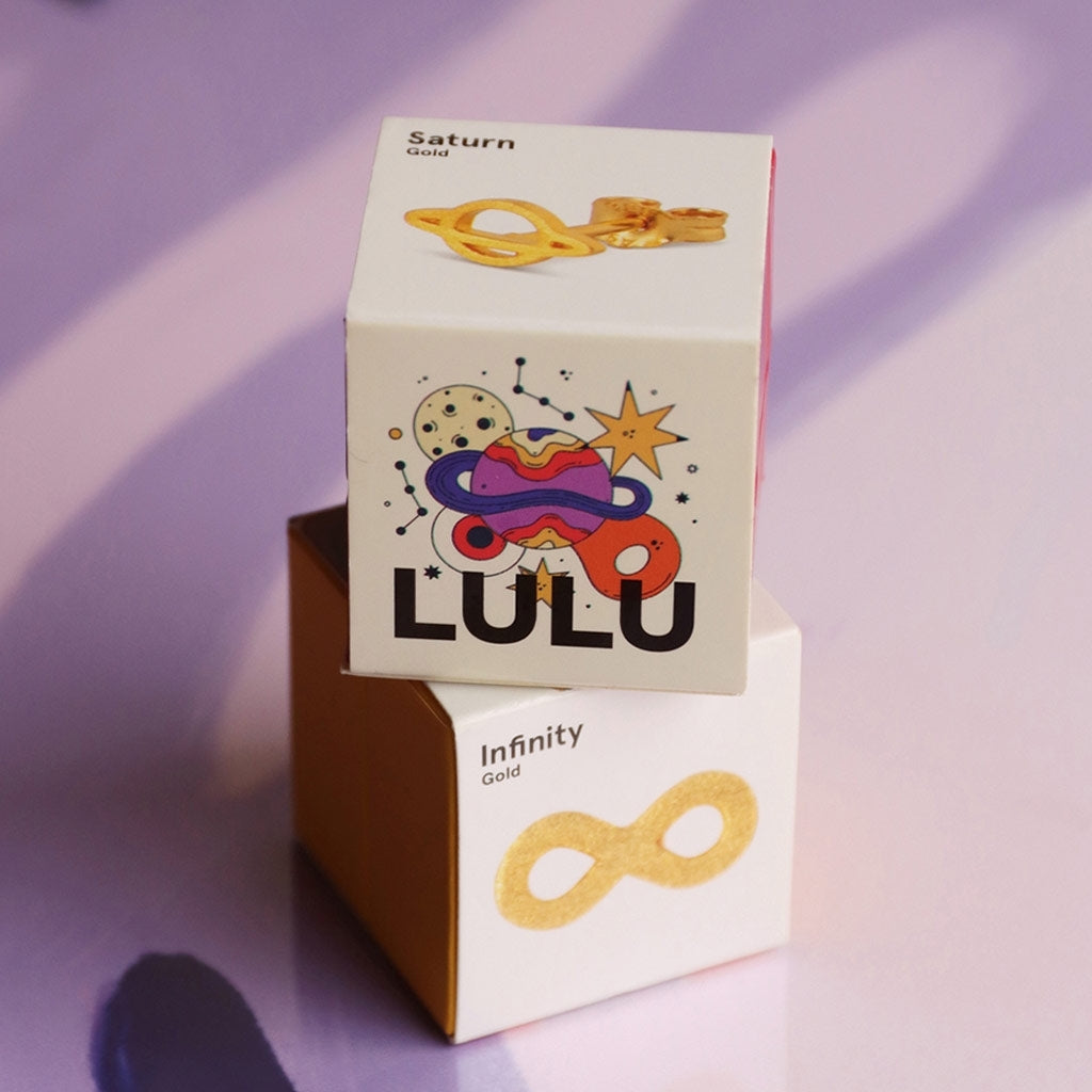 LULU Copenhagen Infinity earring 1 pcs Ear stud, 1 pcs Silver