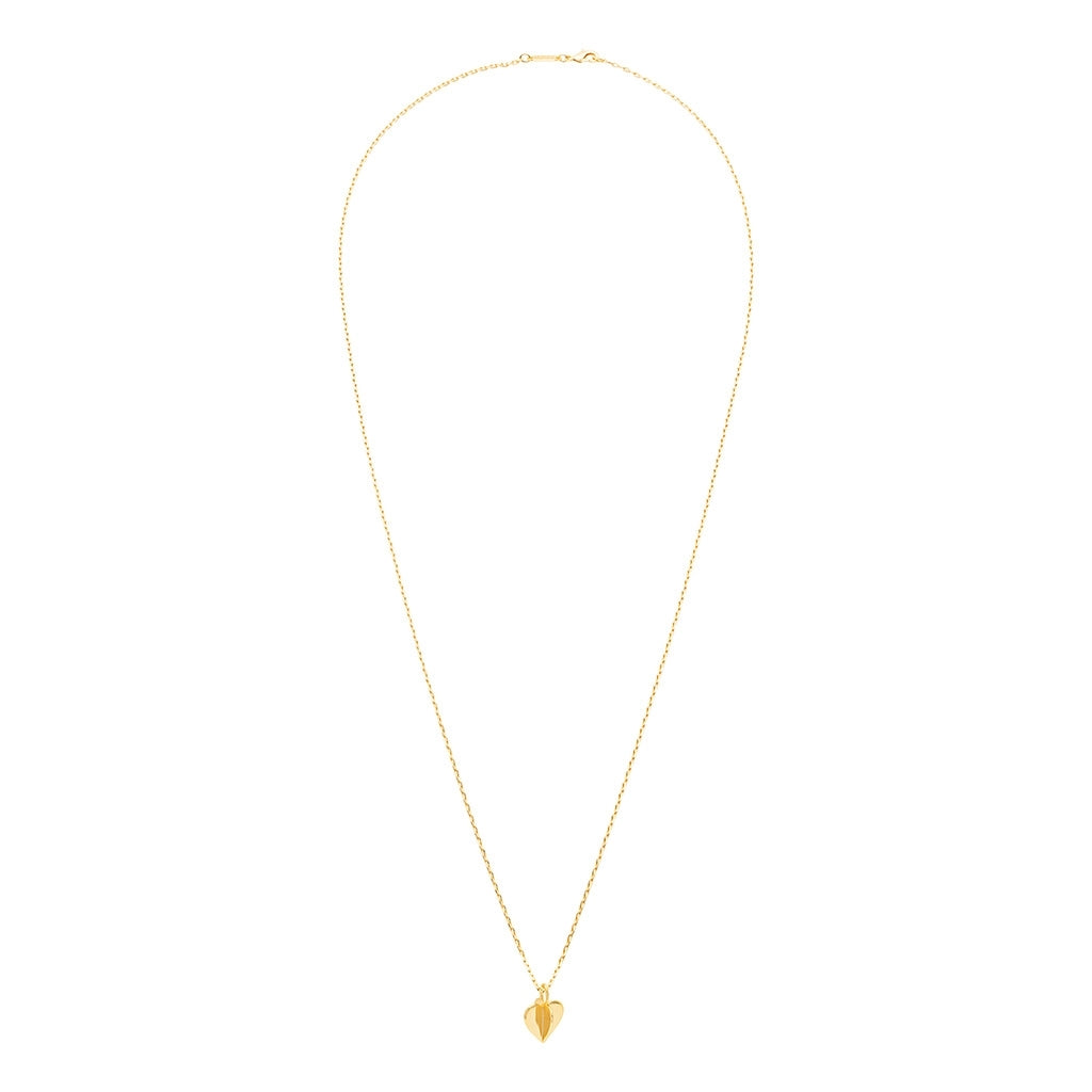 LULU Copenhagen Lemon Heart Necklace Necklaces Gold plated