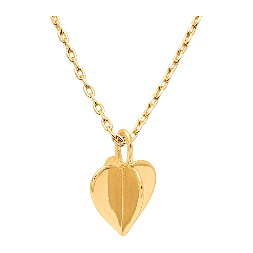 LULU Copenhagen Lemon Heart Necklace Necklaces Gold plated